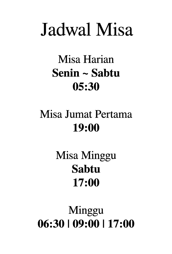 Jadwal-Misa