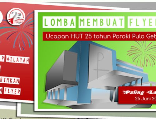 Lomba Membuat Flyer – 25th HUT St. Gabriel Pulogebang