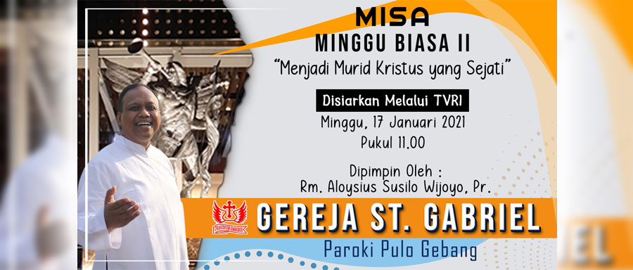 Misa Hari Minggu Biasa Ii 17 Januari 2021 Tvri Paroki Pulo Gebang Keuskupan Agung Jakarta