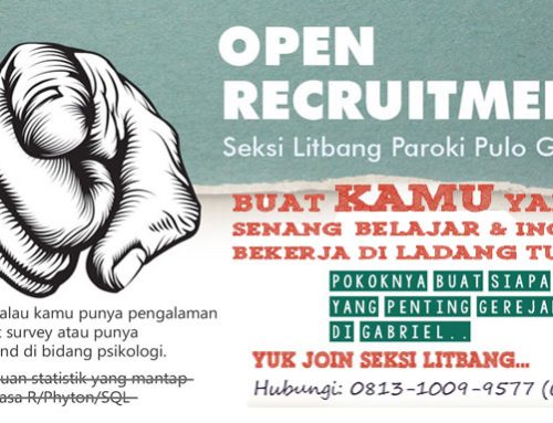 Litbang Gabriel – Open Recruitment 2022