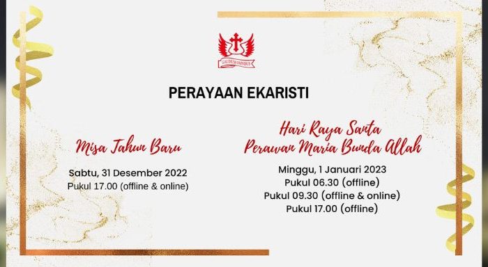 Misa Tahun Baru 2023