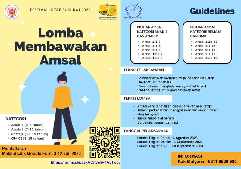Festival Bulan Kitab Suci Lomba Amsal(1)