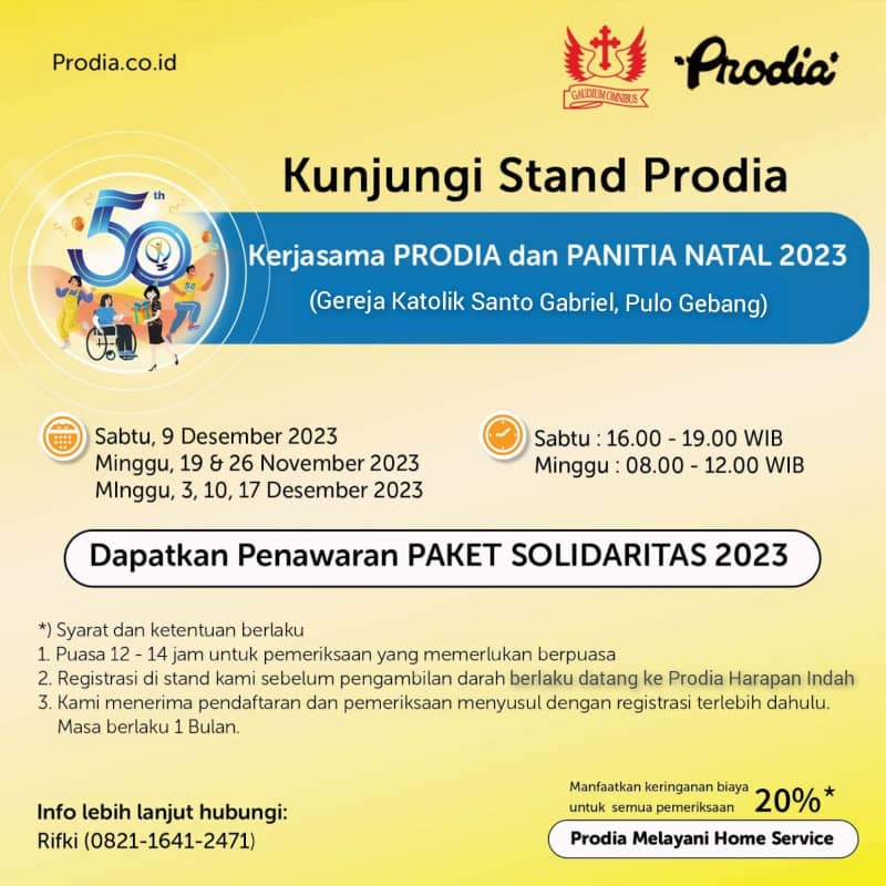 Prodia Bekasi Santo Gabriel